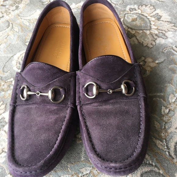 purple gucci shoes